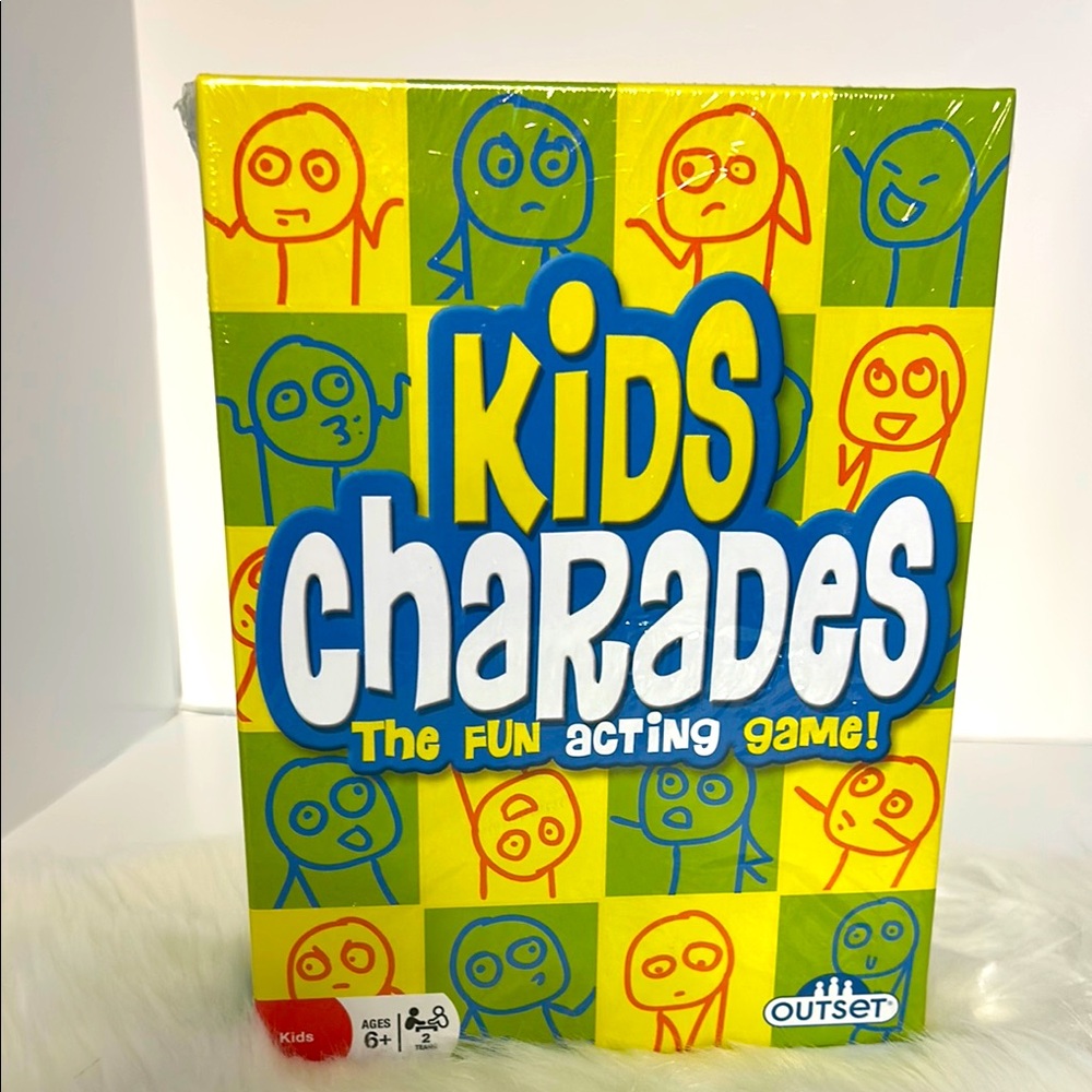 Family Game night-KIDS CHARADES THE FUN ACTING GAME NEW UNOPENED